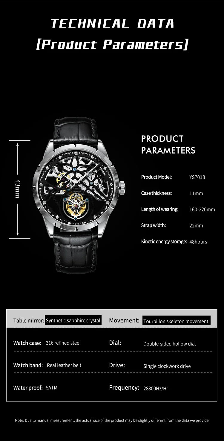 Montre TOURBILLON JINLERY