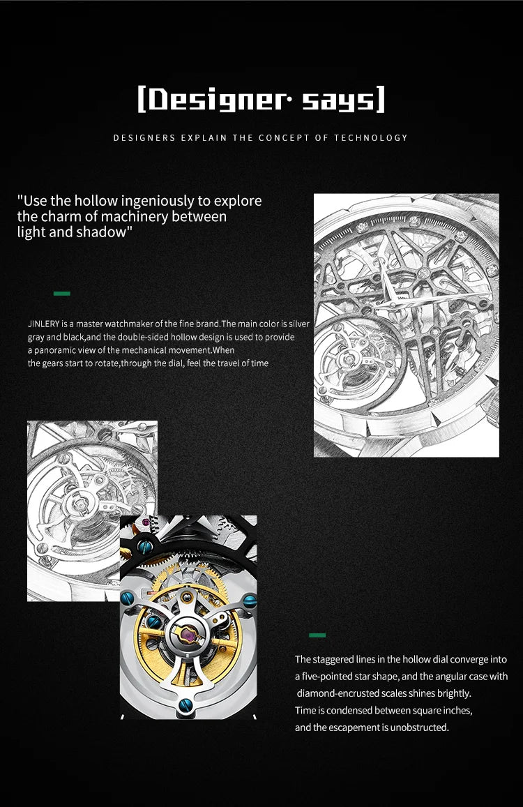 Montre TOURBILLON JINLERY