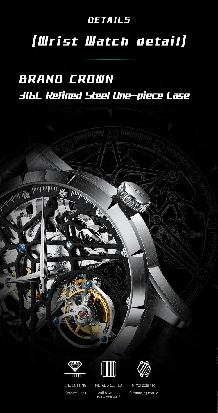 Montre TOURBILLON JINLERY