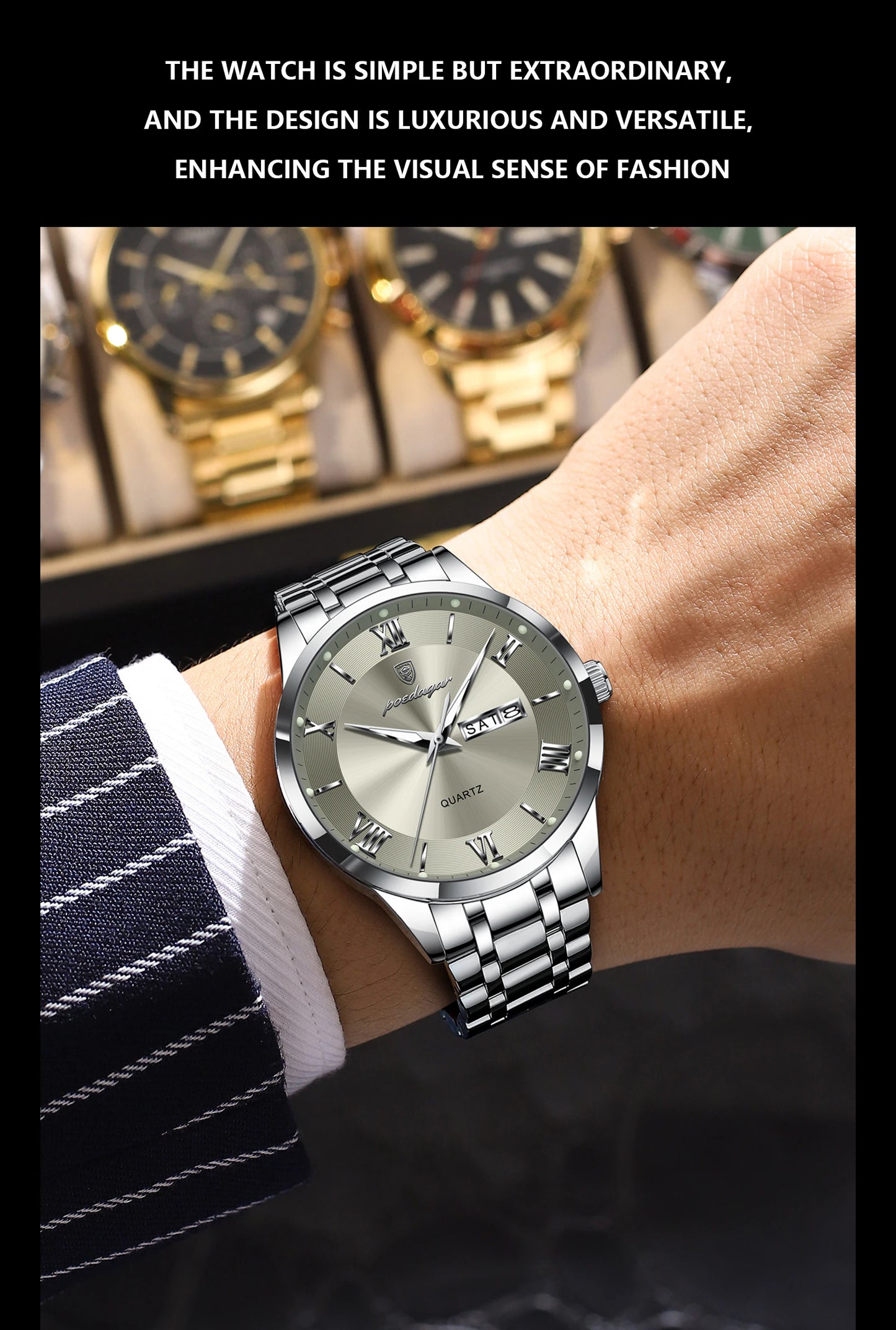 MONTRE POEDAGAR STEEL