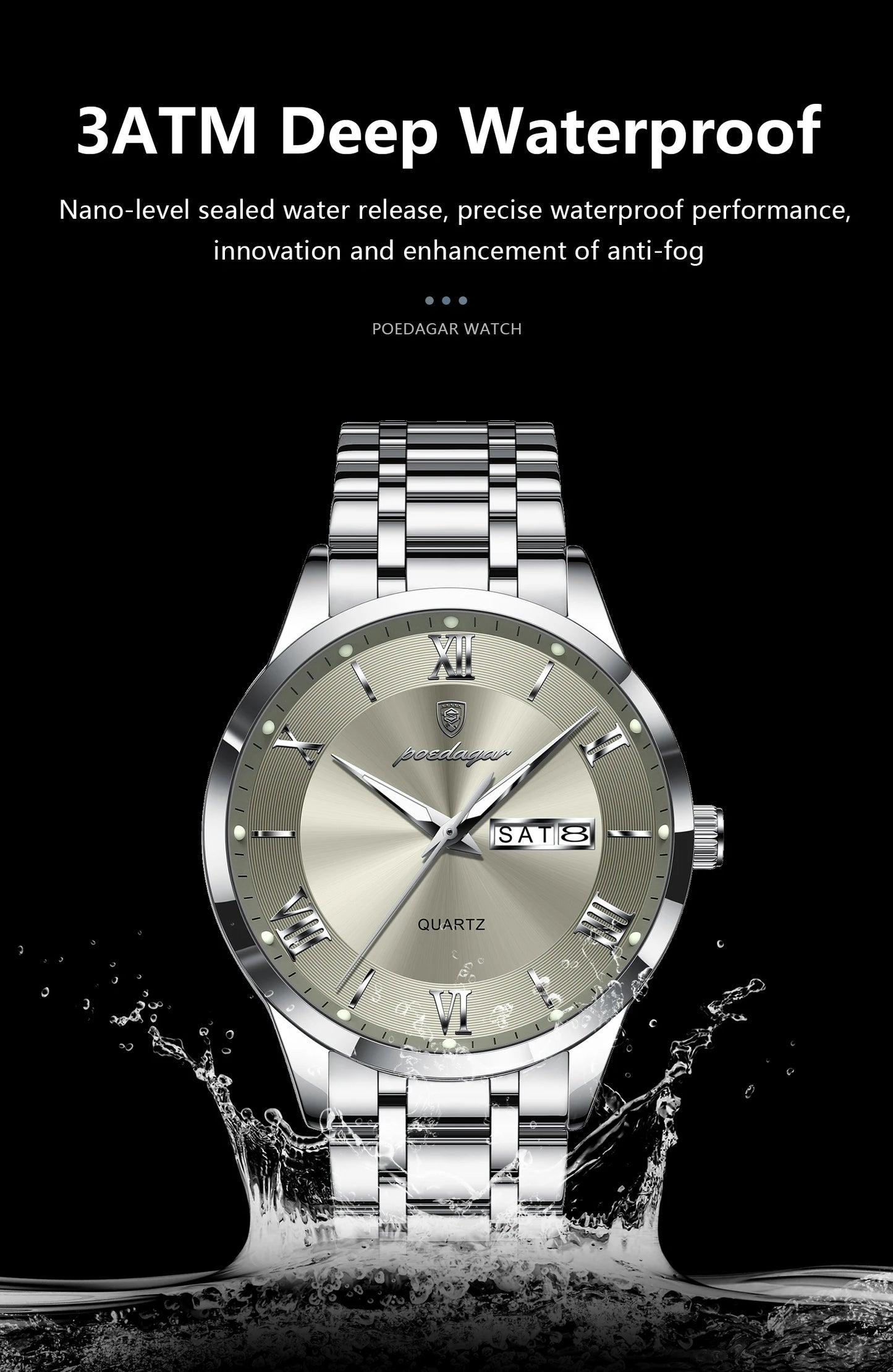MONTRE POEDAGAR STEEL