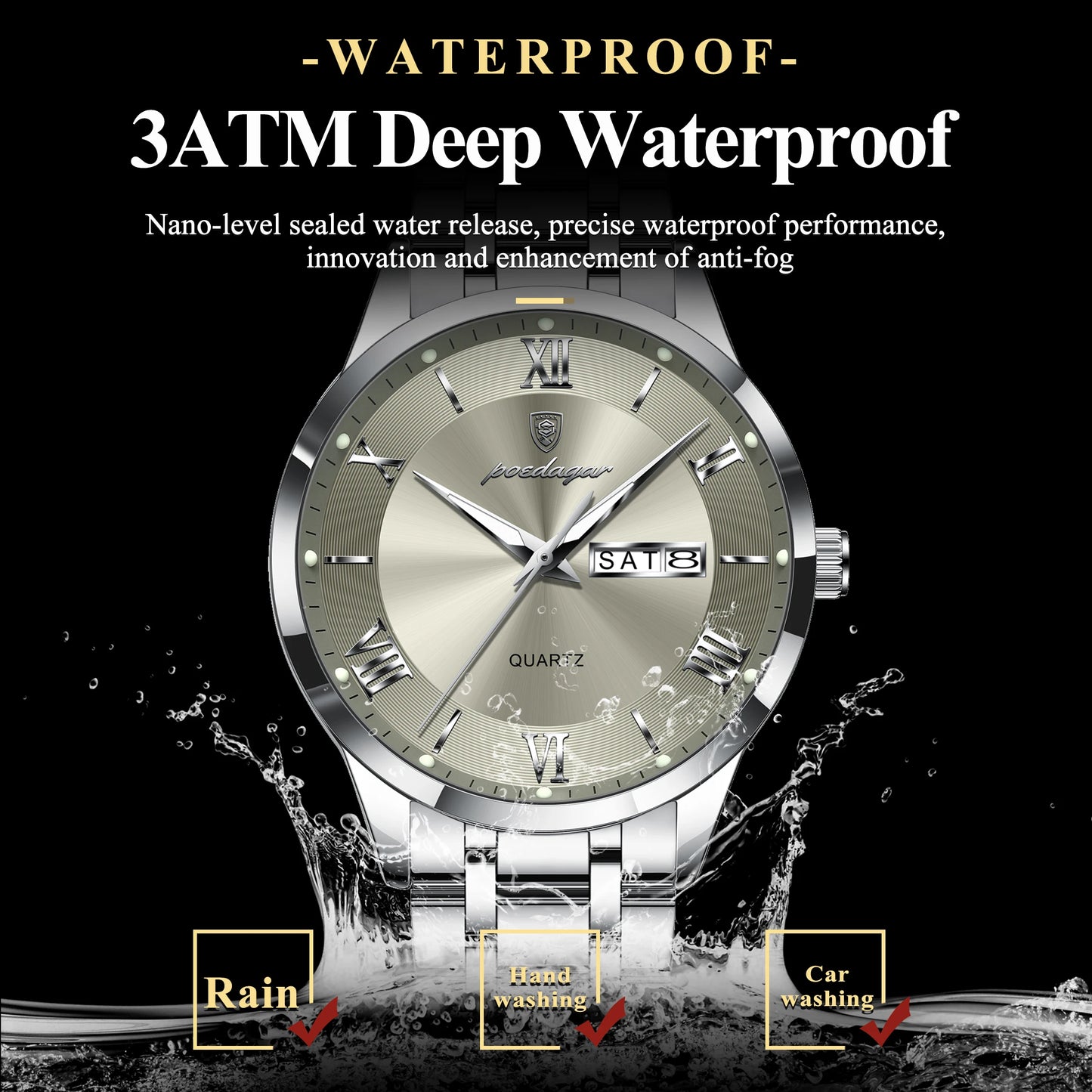 MONTRE POEDAGAR STEEL