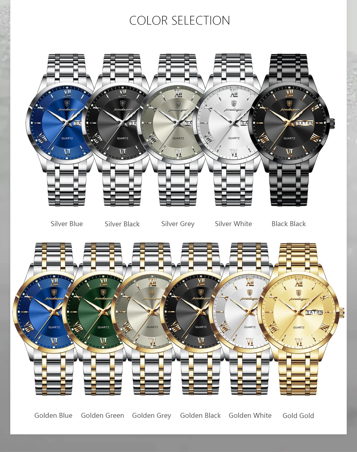 MONTRE POEDAGAR STEEL