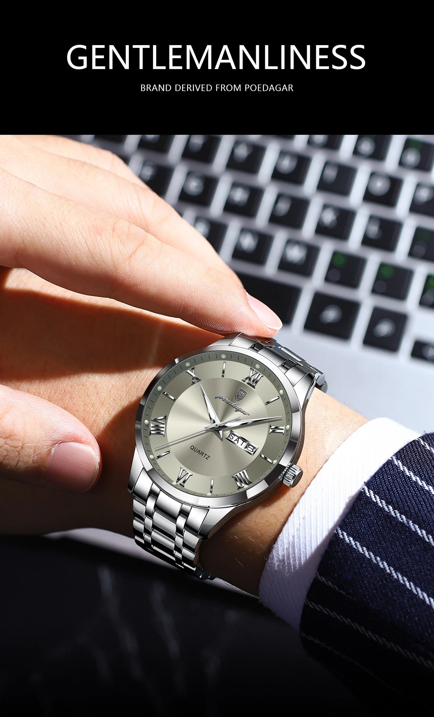 MONTRE POEDAGAR STEEL