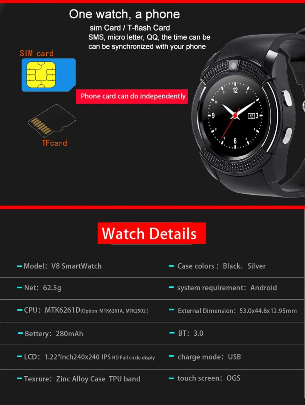 Montre MEDIATEK 6261